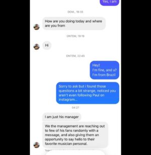 Paul Sidoti Instagram - BEWARE!! I do NOT have any management company representing me and any correspondence that looks suspicious please report to Instagram.. The only person on Instagram that is me is this verified blue check account.. Thanks, Paul