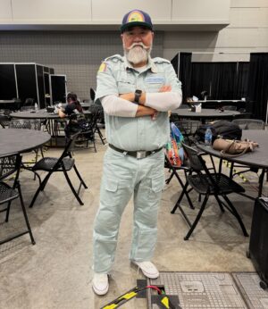 Paul Sun-Hyung Lee Instagram - Day 2 of @galaxyconraleigh I’m cosplaying as a science officer on the Nostromo thanks to the spectacular work of @nostromocrew . Am I an android? Drop by my booth and find out! Day 1 was amazing, I got a chance to meet and chat with so many wonderful fans. Are you cosplaying today? #galaxyconraleigh #cosplay #geek #nerd