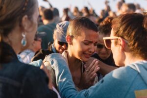 Paul Tellefsen Instagram - These photos I was honored to capture of @_nightbirde are still some of my favorites. I had followed Jane’s story and music for several years by then. I didn’t know why in the moment, but I felt God clearly highlight Jane amongst the crowd to photograph her story. That’s when it clicked. “Oh I think I know this girl.” You can see her in the crowd at first and then in the water later. It was an experience I still think back on because I was deeply moved through her profession of faith in Jesus. To see how her story is transforming lives now, today on a global stage like @agt is a testament to moments like this. Well done Jane. Thank you for being so faithful and sharing your story and gift with us all!

Also thanks to @jessi.green for letting me photograph this event! 

P.S. the first photo was actually shared during one of her interviews on @cnn! Big first for my personal photography. See the last image for the screenshot. 

#revival #saturateglobal @saturateglobal