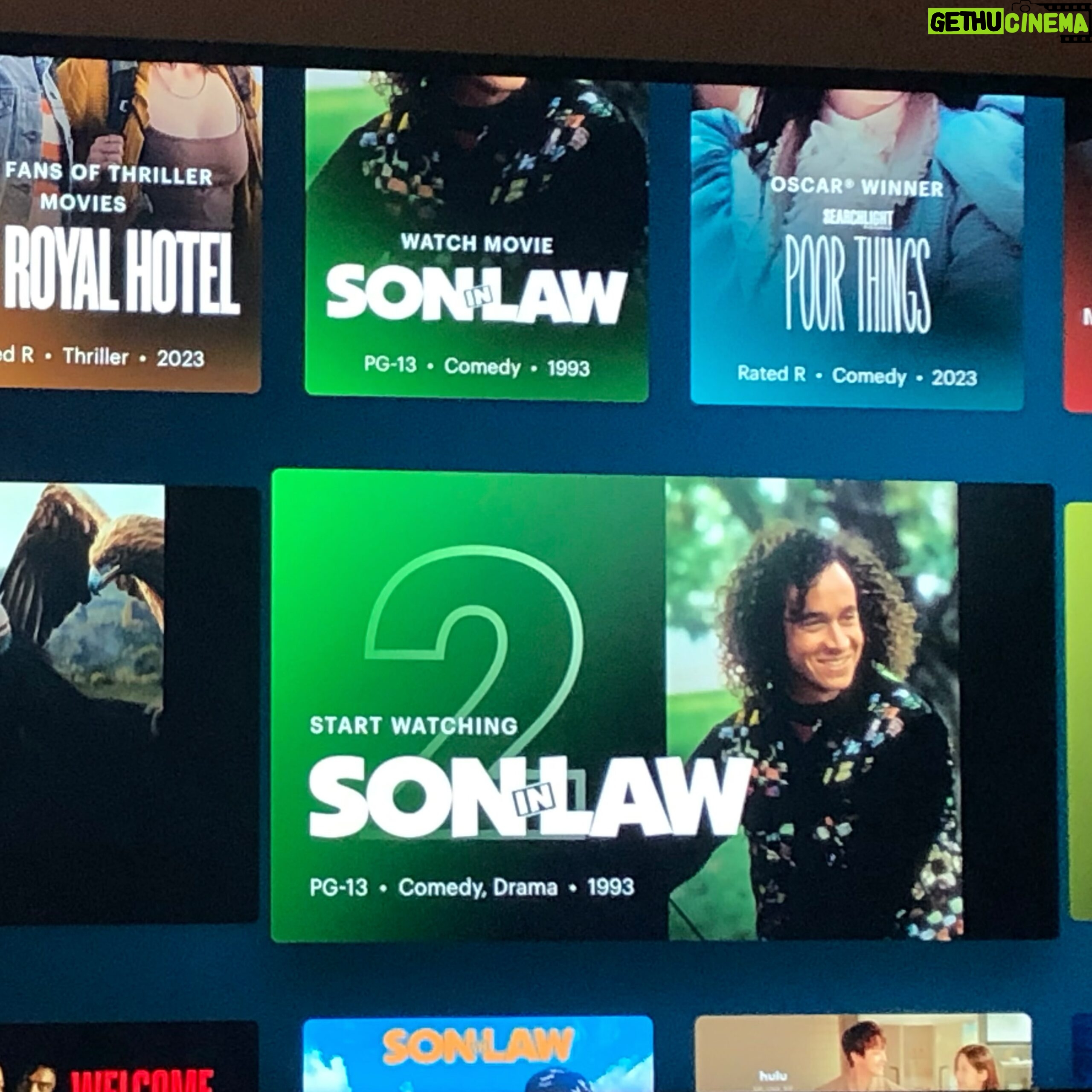 Pauly Shore - 17K Likes - Oh my god, you guys. My social media blew up, people telling me that Son in Law is #2 on @hulu right now. Crazy that after all these years, this movie still has legs. Thanks so much for loving the film. Family favorite.