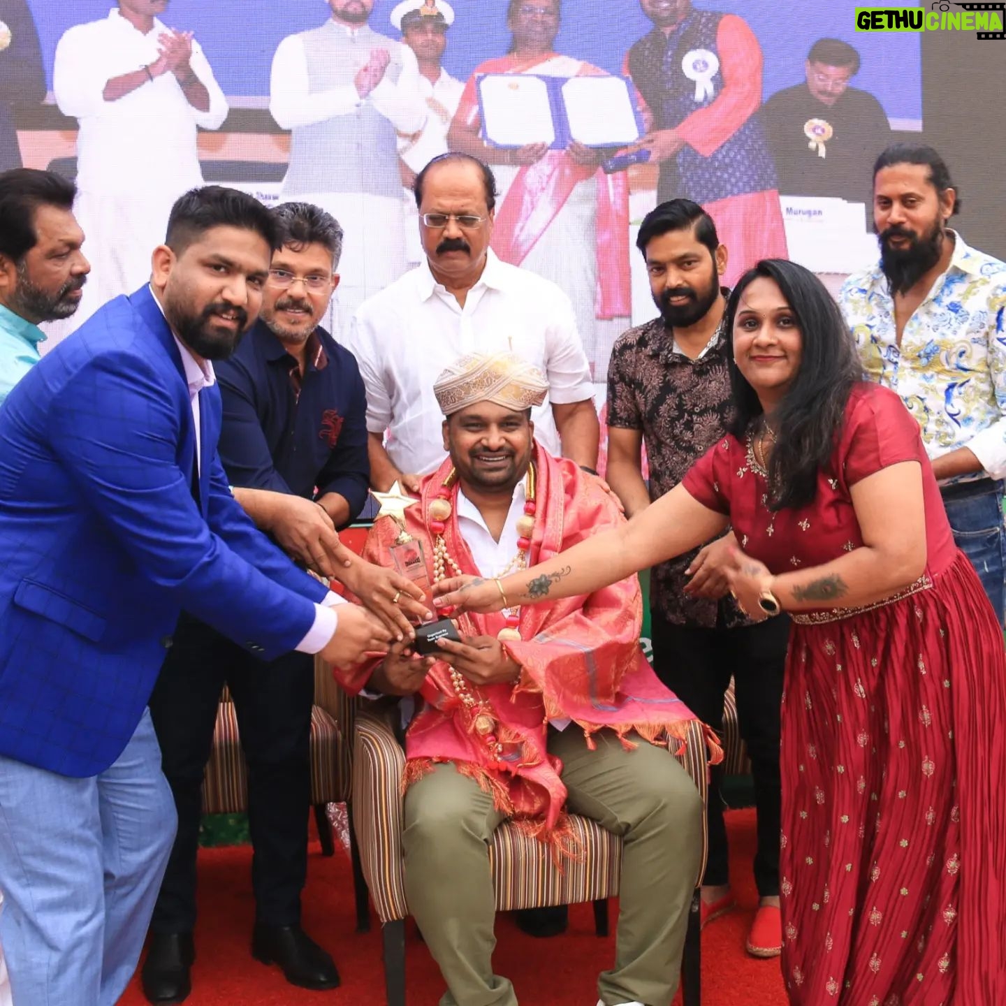 Pavan Wadeyar - 1K Likes - Felicitated by #Teamsupreme of Dubai. It was a wonderful event in Dubai. So happy to meet all the kannada Unions of middele countries. Happy to launch the logo of #IIMF i am sure this team gonna make kannada films reach to larger audience in Middle east countries @peter_joyson mamatha_swamy @gprashv