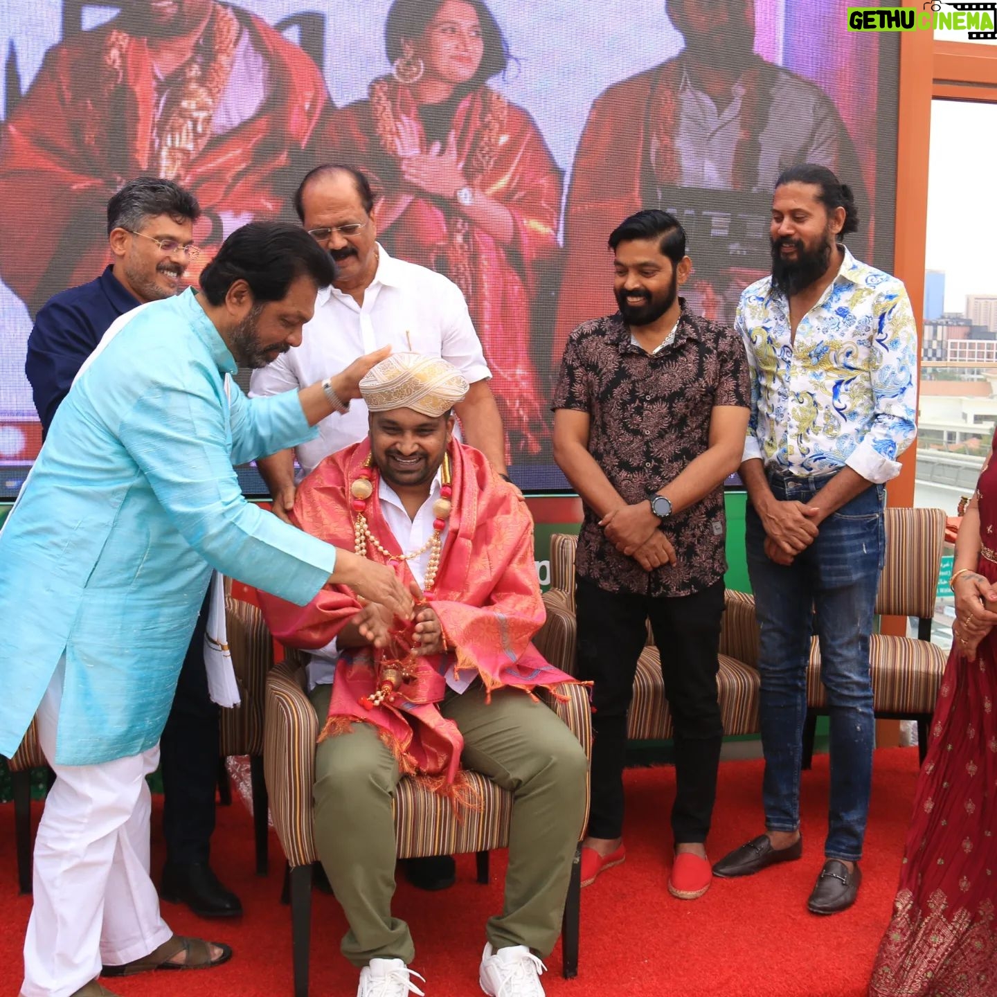 Pavan Wadeyar - 1K Likes - Felicitated by #Teamsupreme of Dubai. It was a wonderful event in Dubai. So happy to meet all the kannada Unions of middele countries. Happy to launch the logo of #IIMF i am sure this team gonna make kannada films reach to larger audience in Middle east countries @peter_joyson mamatha_swamy @gprashv