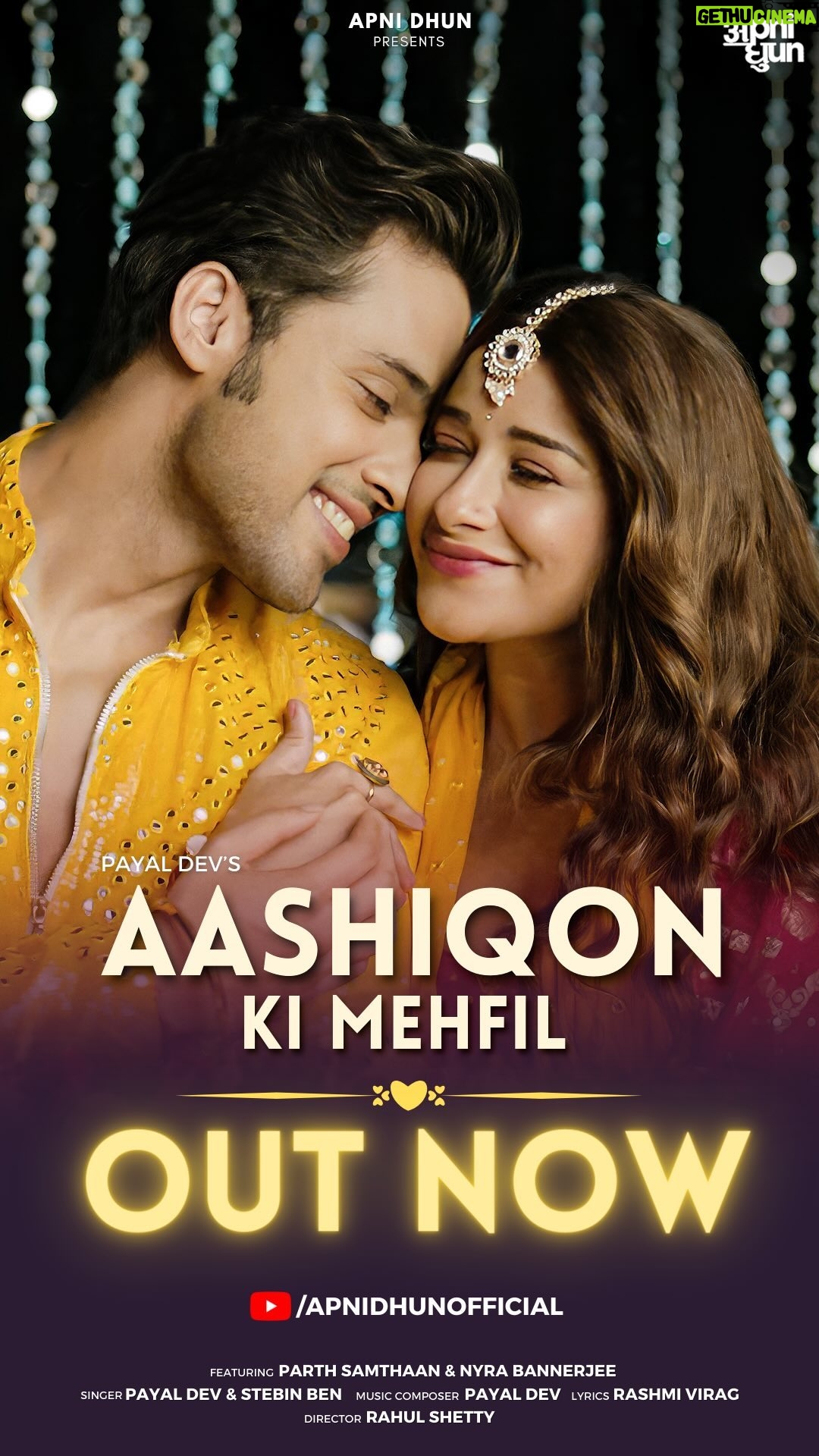 Payal Dev - 137.9K Likes - Aashiqon ki Mehfil me aap sabka swagat hai!!! Agar gaane se pyaar ho jaaye to repeat pe suniyega and send it to all your music lover friends!! Lets make it the dance song of this year!!! Composed by @payaldevofficial sung by her and @stebinben written by @therashmivirag Music Produced by @adityadevmusic Video features the supremely talented @the_parthsamthaan & @nyra_banerjee Video Director @rahuldid @anusoru #aashiqonkimehfil #dance #dancesong #dancing #romance #viralsong @paawonb @believemusicindia #apnidhun #payaldev #stebinben