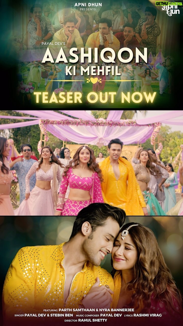 Payal Dev - 109K Likes - Teaser of our much awaited “Aashiqon Ki Mehfil” is now available on Youtube channel and we can’t keep CALM!!! Excitement is all over ❤️ @payaldevofficial created another magical song and this time @stebinben sings it with her. Amazing @the_parthsamthaan and @nyra_banerjee shines the video, @rahuldid directed, this masterpiece is penned by @therashmivirag Music Production & Arrangement is done by @adityadevmusic Let’s fall in love with the Qawwali banter ❤️ @paawonb @believemusicindia @vinayguwalani @gchawla62 @thestorywala_ @nitinfcp @shanky2908 @tbstalents #aashiqonkimehfil #payaldev #apnidhun #parth #parthsamthaan #nyrabanerjee