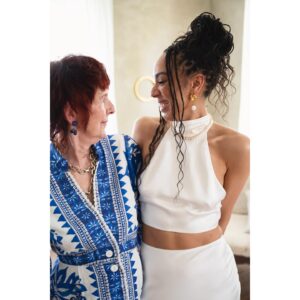 Pearl Mackie Instagram - ✨4th May 2024 ✨
Can’t believe it’s been 3 months since we said ‘I do’! 
Been on cloud 9 ever since (and honestly it’s taken us that long to go through all 3112 photos!) 
It’s hard to encapsulate just how joyous the day was, but @markward_photography did a phenomenal job! Being surrounded by the love and laughter of our friends and family was truly the honour of our lives. Thank you all for being there with us, and for everything you did to help. We’re all one big magical family now! 
Special shout out to Clementine @awardweddings the best Wedding Planner ever, it was the wedding of our dreams and we really couldn’t have done it without you! 
To our wonderful friend @dandelgado_ thank you for doing both our faces and for making us look insanely hot!! We have never felt more beautiful. 
To the amazing Nikeen @asar_london thank you for your kindness, patience and care through all 257 fittings of Pearl’s incredible outfit, it was so wonderful to work with you! 
Thank you to @basha3 for marrying us in the best ceremony ever and to @shvornemarks for being the sassiest MC we could have ever dreamed of. @remmiemilner your reading was perfect. Thank you to Best Man @harryrana1 and Best Women @livia_lucy and @katestirz for your hilarious and heartfelt speeches. @tallulahf @juliadaviee @marieoconnor87 @lucy_blandford @humihoops @josuggles and @miche11e.x you gals are the best. @daisydorismay thank you for your Doris Doodles!! 
@nigelilley and @petercaulfield we will never forget you playing and singing us down the aisle for as long as we live. @lookalittleharder and @luusin you two are the best ushers who ever ushered. Apart from Usher. 
To my wife, I cannot wait to live the rest of my life with you. I promise to try to make each day feel as special as this day was. Though with potentially less rosé. 
I love you. ❤️🥂🎉
Venue @domainedubeyssac @domainedubeyssacoff 
D-Day coordinators @wedding_whisperer_france & @florianblanquet 
Florist @mimo.designerfleuriste 
Caterer @holocene.tlse 
Make up by @dandelgado_ 
Kam’s Lehenga @mongasuk 
Pearl’s Top and Skirt @asar_london 
Pearl’s braids by the one and only @momoshair 
Kam’s hair by @hairbysidd 
Mehndi by @mehndibymanii