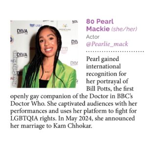 Pearl Mackie Instagram - HAPPY PRIDE EVERYONE!! 🏳️‍🌈🏳️‍⚧️🏳️‍🌈🏳️‍⚧️🏳️‍🌈🏳️‍⚧️🏳️‍🌈🏳️‍⚧️

Eternally proud to march in the @prideldn parade with @divamagazine celebrating 30 years of their amazing publication, eternally proud to be on the @guardian Pride Power list 2024 - thank you @diversityriley! Proud of my amazing WIFE and proud of our dynamic, resilient and incredible community! Thank you @sambasisterscollective for bringing the vibessssssss! 

#transyouthareloved #protecttranskids #loveislove #pride #happy #queer #proud
