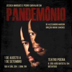 Pedro Carvalho Instagram - ▪️Contado de trás para frente, “Pandemônio” é perfeito para quem gosta de um suspense. 

A peça traz um cenário onde a intolerância impera e a liberdade é uma memória distante. Artistas, professores, políticos e religiosos que desafiam o Novo Regime são caçados e eliminados sem piedade. 

Ao longo do espetáculo os mistérios e eventos que levaram os personagens Kika (@jessicamarquesatriz ) e o pastor Anton (@pedrocarvalho_oficial ) a se
refugiarem em um bunker vai se revelando.

Através dessa convivência intensa, são explorados ideais, medos, sonhos e verdades dos personagens, questionando as fronteiras entre o bem e o mal em um regime autoritário dominado por uma ideologia religiosa ultraconservadora.

"Pandemônio" não é apenas uma história sobre opressão, mas um reflexo de preocupações atemporais que ressoam em diversas culturas.

Com texto de Alessandro Marson (@ale_marson), autor renomado por sucessos televisivos e teatrais, e direção de Breno Sanches (@breno_.sanches), a peça cria um universo distópico e universal.

▪️Curtiu? Então já marque nos comentários o @ da pessoa que vai te acompanhar no dia 1° de agosto no @teatropoeira. 

Garanta seu ingresso no link da bio! 🎟️

▪️FICHA TÉCNICA 🎭

Dramaturgia: @ale_marson
Direção artística: @breno_.sanches

Elenco: @pedrocarvalho_oficial e @jessicamarquesatriz
Direção de movimento: @toni6388

Preparação vocal: @junioduarte_
Cenografia: @alicecruzsantos

Iluminação: @analuziamolinaridesimoni
Figurino: @bperlatto
Trilha sonora: @marcelloh
Direção de imagem: @carolina_godinho85
Visagista: @diegonardes
Dreadmaker: @lucastetteo
Contrarregra: @adrianomodesti
Assessoria de imprensa: @andreacpessoa

Designer: @lud.valente
Fotografia de divulgação: @reduarte1
Fotografia do espetáculo: @aralumefotografia
Assistência de fotografia: Santiago Harte
Mídias sociais: @gamarc.co
Produção executiva: Kaziken Produções
Direção de produção: @diogocardosodemello

#espetaculopandemonio #pandemonionoteatro #kika #anton #religiao #emcartaz