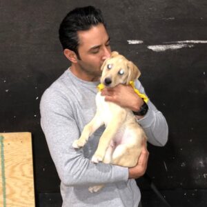 Pej Vahdat Instagram - This little angel and her brothers and sisters came to the @empirefox set today. They’re all up for adoption at @pawschicago hurry up cause I might take them all. And don’t mind her crazy eyes, my vain ass needed flash. #puppys #adoptdontshop #nokillshelters #dogsofinstagram