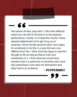 Peppermint Instagram - This week has been simultaneously one of the most  challenging and rewarding i've had. Artistically, creatively and personally. 

The catalyst for that is Cecilia Gentili, and her brilliant show red ink. Cecilia let the type of life and did the type of things that in several years people will be talking about her the way they talk about Marsha P Johnson and Sylvia Rivera I believe. The show is personal and intimate, and wacky and Wild, extreme, hilarious and very, very risque. But most of all it's just real. And I connect with and resonate with this material in a way that I've not had the opportunity to in the past. I love all types of art and live performance. But I most turned on by the opportunity to perform art as activism. And that's exactly what this is.  I am so proud and also extremely nervous each night to present this material to the audience because there's a certain rawness that I'm not used to sharing with an audience. And perhaps this is why I feel like I'm growing every single night when I perform this material that's been gifted to me. ( thanks to @breakingthebinarytheater ) 

I've been posting a lot about it... daily. That's because I'm not sure when the next time is I'll be able to perform something like this and each night is different, that's the beauty of live theater..

I sat down to talk with @Adameli for @papermagazine about performing in the show and my thoughts about religion and sex work and of course my connection to Cecilia. Check I'll be interview in my stories and grab tickets at the link in my bio.

📸@hunterabrams

#redink #ceciliagentili #trans #NYC #theater #breakingthebinary