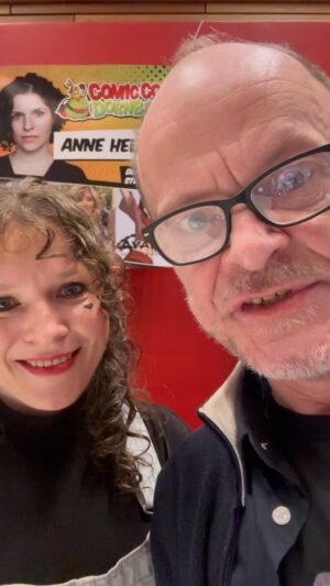 Peter Flechtner Instagram - Peter trifft Anne Helm (Harley Quinn) #peterflechtner #annehelm #synchronsprecher #harleyquinn