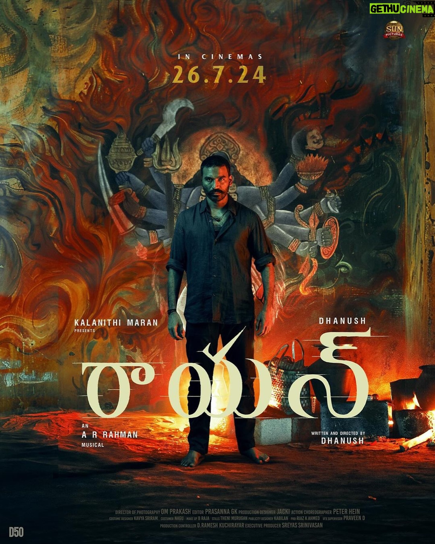 Peter Hein - 1.9K Likes - Counting down the days to July 26th!
Excited to share my work in #Raayan with the world. Get ready for an Action Packed Entertainer 🔥
Directed by @dhanushkraja
An @arrahman Musical
@sunpictures
#Raayan #D50 #Dhanush #ARRahman #RaayanFromJuly26