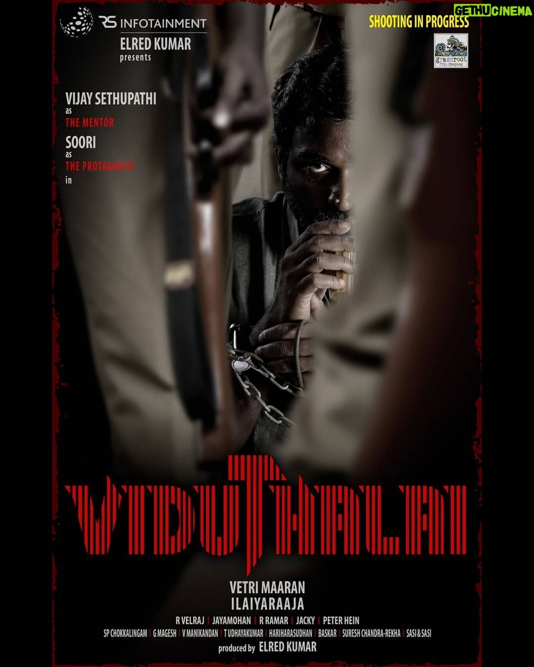 Peter Hein - 3.9K Likes - #Viduthalai First Look Posters.