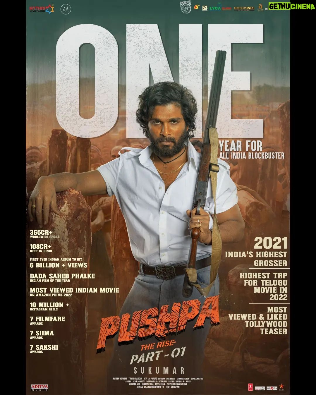 Peter Hein - 2.4K Likes - 1 year for the Pan Indian Blockbuster #PushpaTheRise 🔥