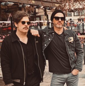 Peter Jöback Instagram - Fun day at @ingrdstudion in Stockholm - working with this one @edharcourt !! Tonight we're traveling to Malmö . Come and see us perform at @slagthusetnoje tomorrow night ! Tickets are available at @unitedstagesverige