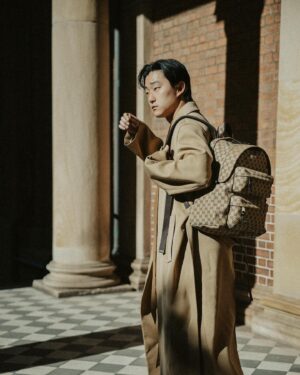 Peter Thurnwald Instagram - Schedule has been packed 🎒 @gucci #GucciFW24

Captured by @rebeccahitchphotography