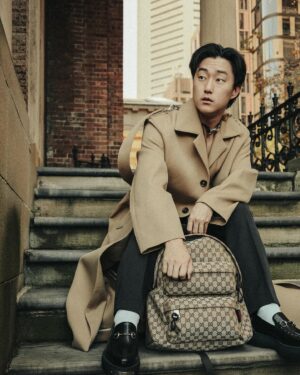Peter Thurnwald Instagram - Schedule has been packed 🎒 @gucci #GucciFW24

Captured by @rebeccahitchphotography