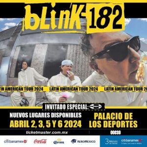 Petey Instagram - Don’t tell the boys but me and the band are opening up for BLINK 182 in MEXICO CITY April 2,3,5,6 - see u there!!!! 🤘🤘🤘🤘