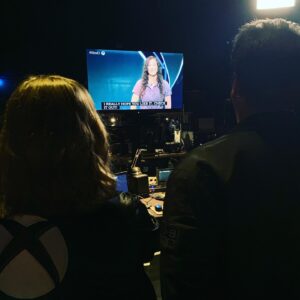 Phil Spencer Instagram - Backstage at #E32019. So excited to see Ninja Theory Creative Director Rahni Tucker debut her new game Bleeding Edge! Now it’s showtime!