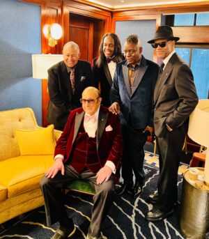 Philip Bailey Instagram - A Great Milestone for the incomparable @ClivejDavis. Happy 90th!
- Pictured with @flytetymejam