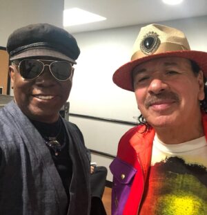 Philip Bailey Instagram - Backstage with @carlossantana at the first night of our joint EWF x SANTANA tour
🔥🔥🔥🔥🔥