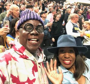 Philip Bailey Instagram - 🏀 In the house... Let's go Denver @nuggets!