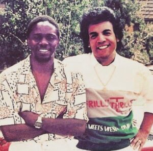 Philip Bailey Instagram - #TB circa 1983 with Billy Griffin from The Miracles at home in Colorado.