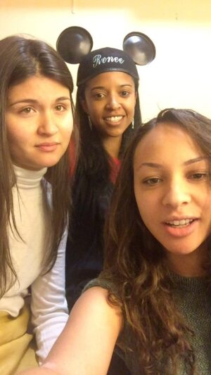 Phillipa Soo Instagram - Happy 9 years to the greatest sisterhood of all time 💜 here’s a throwback video of us in our dressing rooms circa 2015 @jazzy_joness @reneeelisegoldsberry @hamiltonmusical