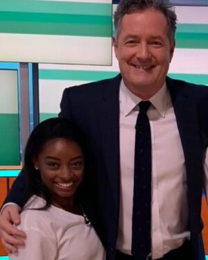 Piers Morgan Instagram - Congrats @simonebiles on becoming the most decorated  American gymnast of all time. I was too harsh on you in 2021 when you quit the team finals. You’re a great champion, and have since proved me wrong in the best possible way - by letting your supreme talent do the talking. 👏