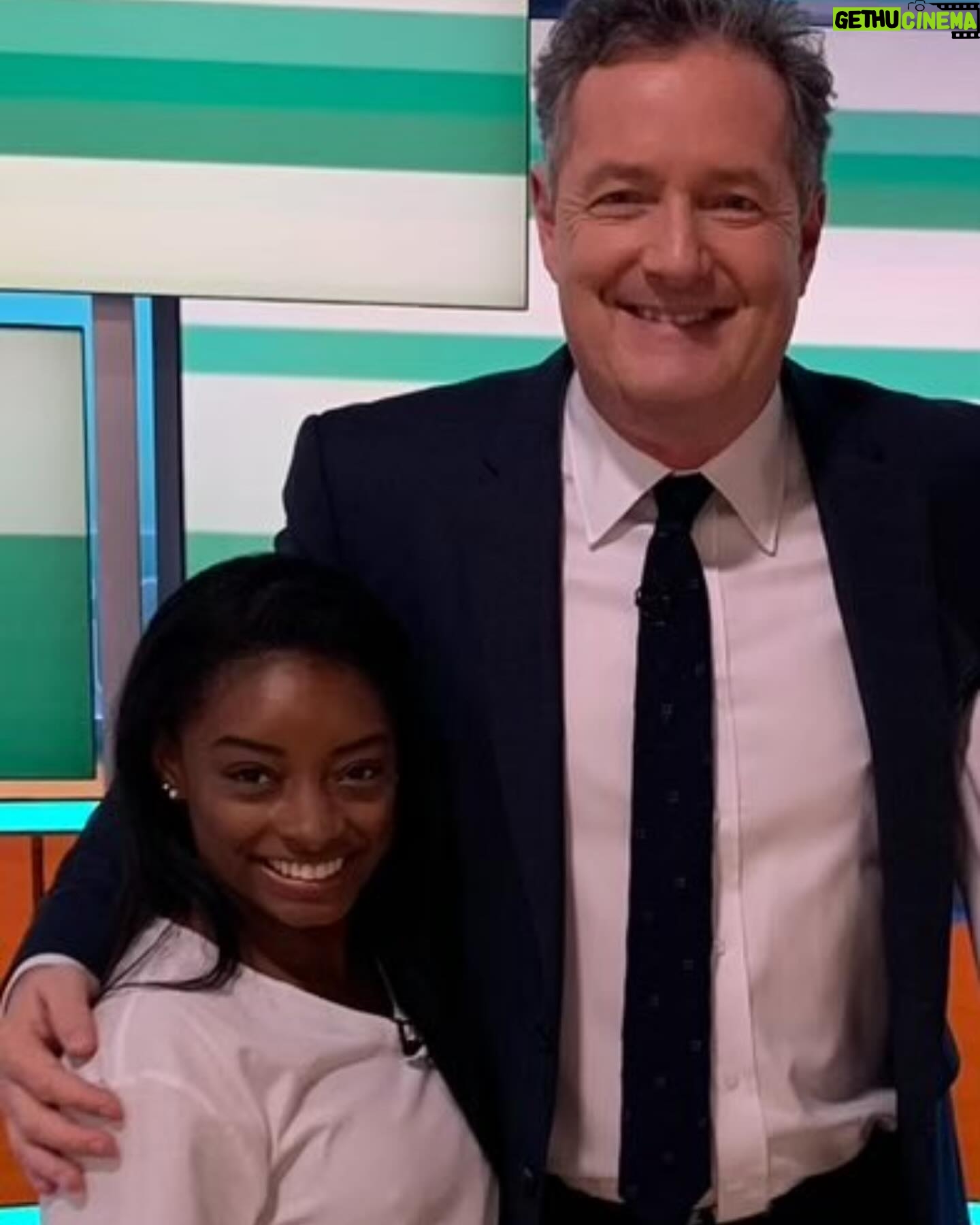 Piers Morgan - 20.5K Likes - Congrats @simonebiles on becoming the most decorated American gymnast of all time. I was too harsh on you in 2021 when you quit the team finals. You’re a great champion, and have since proved me wrong in the best possible way - by letting your supreme talent do the talking. 👏
