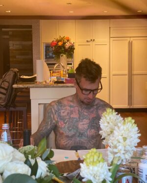Pink Instagram - Happy Birthday to this beautiful, patient, loving, willing, adventurous, fearless, forgiving, loyal, frustrating, sarcastic, gorgeous, humongous heart of a man. I’ve known you since you were 26! Now you’re 12! No matter how many times life throws you to the ground, breaks you off or just simply tries to break you, you get back up, dust yourself off, and become better. You’ve healed your traumas, on your own, over and over. I watch you do the work, even after being abandoned, and you never let them win. I’m so fucking proud of you. You’re ten times the father, human, husband, or friend they’ll ever be. And we’re lucky enough to have you in our lives. You are big enough to be smaller than me at times, you sleep on the floor of a bathroom when any of us don’t feel well, sometimes you know when it’s a beer for breakfast kind of day, you never complain even though you’re in constant pain, you go with me to wine events even though you prefer beer, sometimes you even know now that you’re not gonna win the argument, you are true to who you are, you tell me I’m beautiful when I look like an overweight English bulldog with mange, you launch the boat, clean the boat, pack and unpack the boat, drive the boat, you even let us eat Cheetos on the boat now. Man, we have really beaten you down haven’t we? You dole out my medicine like a hot nurse after hip surgery, you assistant coach with me for baseball, and you go wherever and whenever to the ends of the earth for this crazy family. 🤣We love you Carebear. We see you. You’re really amazing. Happy birthday. 🎈@hartluck