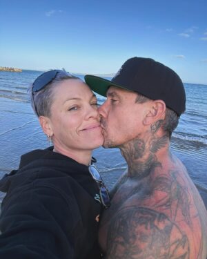 Pink Instagram - Happy Birthday to this beautiful, patient, loving, willing, adventurous, fearless, forgiving, loyal, frustrating, sarcastic, gorgeous, humongous heart of a man. I’ve known you since you were 26! Now you’re 12! No matter how many times life throws you to the ground, breaks you off or just simply tries to break you, you get back up, dust yourself off, and become better. You’ve healed your traumas, on your own, over and over. I watch you do the work, even after being abandoned, and you never let them win. I’m so fucking proud of you. You’re ten times the father, human, husband, or friend they’ll ever be. And we’re lucky enough to have you in our lives. You are big enough to be smaller than me at times, you sleep on the floor of a bathroom when any of us don’t feel well, sometimes you know when it’s a beer for breakfast kind of day, you never complain even though you’re in constant pain, you go with me to wine events even though you prefer beer, sometimes you even know now that you’re not gonna win the argument, you are true to who you are, you tell me I’m beautiful when I look like an overweight English bulldog with mange, you launch the boat, clean the boat, pack and unpack the boat, drive the boat, you even let us eat Cheetos on the boat now. Man, we have really beaten you down haven’t we? You dole out my medicine like a hot nurse after hip surgery, you assistant coach with me for baseball, and you go wherever and whenever to the ends of the earth for this crazy family. 🤣We love you Carebear. We see you. You’re really amazing. Happy birthday. 🎈@hartluck