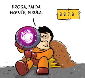 Pirula Instagram - Nossos heróis encontram-se em uma enorme enrascada. Será que a bazuca de batatas irá salvá-los? Não perca o próximo episódio dos Amigos da Ciência! 

Participações de @pirulla25, Emílio do @blablalogia e @carlosruas.usq 

Escrito por @carlosruas.usq e @guibon__ 

#amigosdaciencia #ciencia #carlosruas