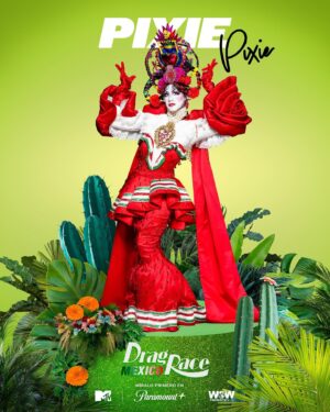 Pixie Pixie Instagram - “Ama a quien te mire como si fueras magia”. Frida Kahlo

✂️ Peluca: @isaacklira 
👗 Vestido: @angelfarfalla 

❤️‍🔥🌵✨
@mtvla
@paramountplus 
@wowpresentsplus 
@dragracemexico 
—

#dragqueen #drag #makeup #lgbtq #rupaulsdragrace #instagay #dragracemexico #rpdr #queer #instadrag #pride #dragqueens #dragmakeup #dragshow #rupaul #dragqueensofinstagram #gayboy #dragqueenmakeup #love #makeupartist #art #localqueen #dragartist #gaypride