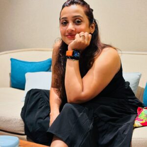 Poojitha Instagram - Goodnight everyone ❤️❤️
Stay Happy blessed and loved 😇