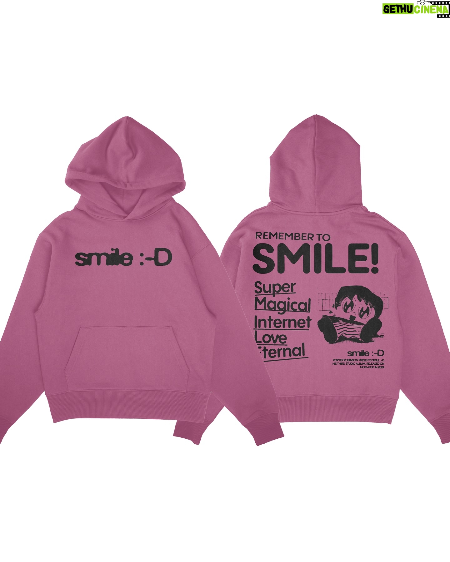 Porter Robinson - 12.4K Likes - SMILE! :D merch is available for pre-order today !!