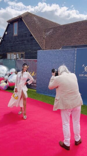Precious Muir Instagram - 🌞A beautiful day in the sunshine @luxafriquepolo a great day to smile and be happy.🌞
__________________________________________
Hair: @livetruelondon @glenesastyle12 
Dress: @junna.studio 
Bag: @houseofholland 
Available from: @blackprgroup 
Shoes: @kurtgeiger 

Photographer: @davebenett @gettyimages 
__________________________________________
#polo #sport #horse #pologame #events #horseback #event #redcarpet #summer #fashion #redcarpetfashion #style #summerdress #stage #liveperformance #VIPInvite