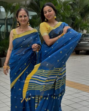 Preet Kaur Nayak Instagram - इस डोरी का धागा अटूट है। 🧵
💙💛✨
.
.
.
.
.
@kalanayak03 @doridhaga.store