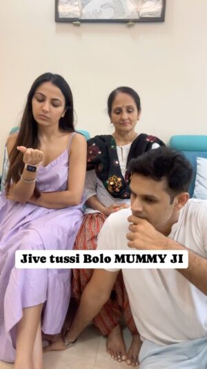 Preet Kaur Nayak Instagram - HANJI JI MUMMY JI … 🙏🏻 kehte hai Maa Baap ka kaha Manne se Swarg Prapt hota hai 😇..