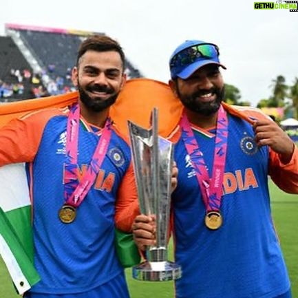 Preity Zinta - 690.4K Likes - What an unbelievable victory 🇮🇳 What a team and what a Game 👏🏏❤️🧿 A perfect end to a perfect tournament. An undefeated team, an end of an era & the greatest goodbye ever ! A BIG THANK YOU 🙏🙏 to the Indian Cricket team for making us so PROUD & for the tears of happiness. What captaincy by @rohitsharma45 ! @virat.kohli you have my heart. There will never be another like you. @jaspritb1 you beauty. So proud of you @_arshdeep.singh__ What a catch @surya_14kumar What an unbelievable performance @hardikpandya93 & Wow @akshar.patel . I could see the hunger to win in every player & I’m so overwhelmed & happy… in fact I have an ear to ear grin plastered on my face since yesterday & it refuses to go 😁😁😁 🏆🏆🏆#Winners #Victory #Cricketworldcup2024 #T20WorldCup #Champions #Ting
@indiancricketteam