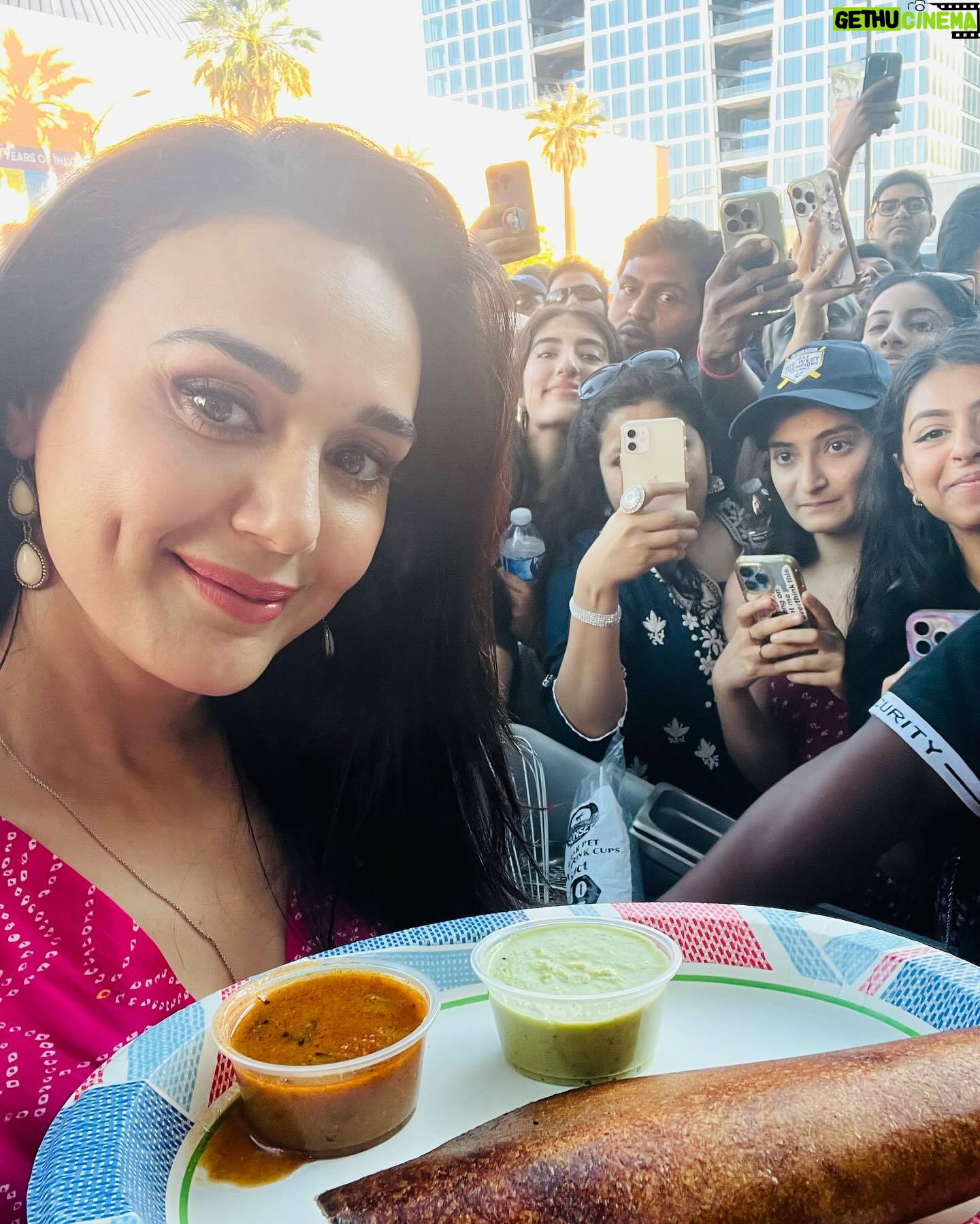 Preity Zinta - 607.1K Likes - A few more pictures from the Taste of India Festival in San Jose ❤️💕🇮🇳🇺🇸💫. #food #happiness #laughter #desiswag #ting
