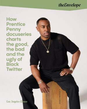 Prentice Penny Instagram - You’ve probably heard or read these phrases somewhere: “Oscars So White,” “Me Too,” “Say Her Name,” “Black Girl Magic,” “Black Lives Matter.” They’ve all become part of the national lexicon. What you may not know, or have forgotten, is that they originated on an area of social media that included smart, informed reactions from Black celebrities, authors, journalists and just about anyone with a voice. It was called Black Twitter.

Now that Twitter is called X and has lost its luster (plus many of its users), former “Insecure” showrunner Prentice Penny and Wired writer Jason Parham have teamed up as executive producers to document those times in Hulu’s three-part docuseries “Black Twitter: A People’s History.” Like a time capsule of sorts, the series looks back at what it meant to those coining phrases and having discussions in 140 characters or less. For Penny, it’s the first project in a deal with Hulu’s Onyx Collective brand, and a whole new direction for him.

“It was really wanting something, a few things,” Penny says: “One, it was me wanting whatever I did next not to be compared to ‘Insecure.’ I felt I had just done something really special and kind of hit a peak of a mountain, and I didn’t want whatever I did next to actually be like, ‘Oh, well, that’s not “Insecure.”’ And I also wanted to break creatively. I’ve been doing scripted television, specifically in the half-hour space, since [2004]. So I’d been doing it at that point for 17 years. And I want to be scared again. And that’s how ‘Insecure’ made me feel. It made me feel creatively inspired again. And I wanted whatever I did next to come from that place.”

@the_a_prentice sat down with #TheEnvelope. Read the full interview at latimes.com/awards

📸 @msayles / Disney

#BlackTwitter #Television #Docs #oscarssowhite #metoo #sayhername #blackgirlmagic