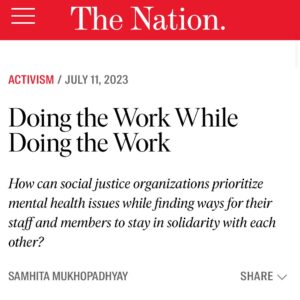 Prentis Hemphill Instagram - Grateful we’re exploring this tension together. How do we heal, where do we heal when there is so much to do. Honored to be among such love and power filled company in @misstonimichelle, @thenapministry and others and held in the brilliance of @thesamhita. Check out the full article at @nationmag: https://www.thenation.com/article/society/social-justice-trauma-healing/