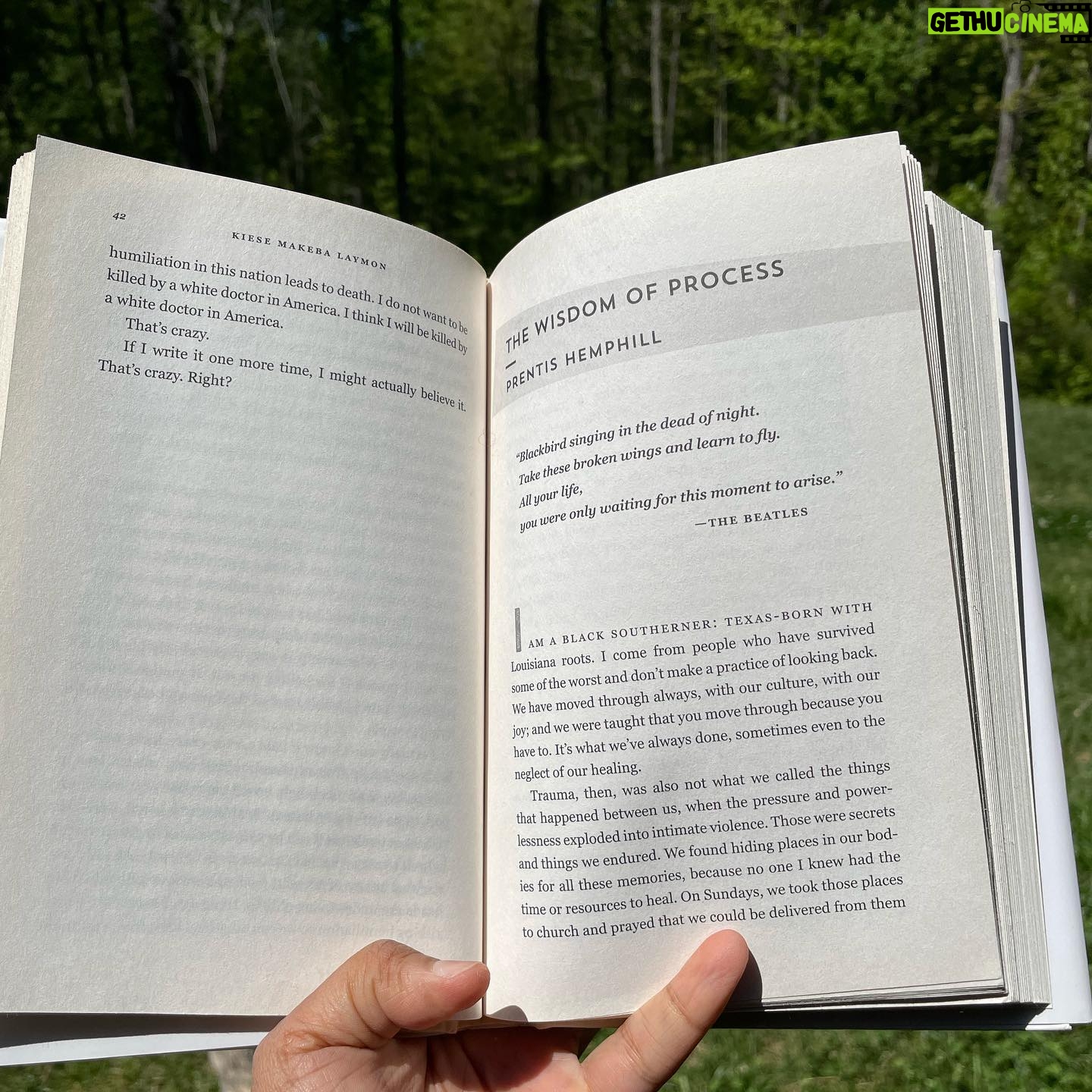 Prentis Hemphill - 2.7K Likes - Congratulations to all the authors that poured their soul and truth into these pieces. Thank you to @taranajaneen for just generally being so committed to our healing and to both you and @brenebrown for inviting me in. There really aren’t m(any) books like this one.
Happy one year of it being published!