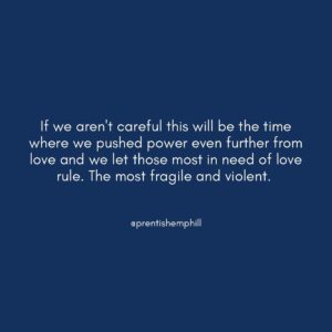 Prentis Hemphill Instagram - Words I wrote 6 years ago that I found lying around yesterday, right on time.

•I meant voracity in the post. This is why we need editors.