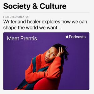 Prentis Hemphill Instagram - Featured on @applepodcasts today, all dolled up. If you haven’t yet listened, check out our podcast @findingourwaypodcast please.