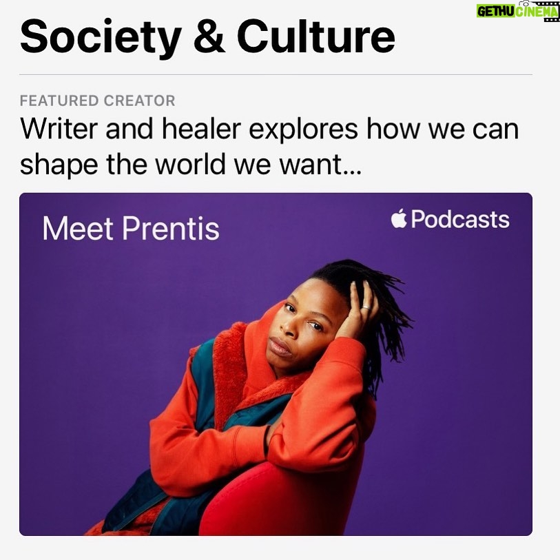 Prentis Hemphill - 2.3K Likes - Featured on @applepodcasts today, all dolled up. If you haven’t yet listened, check out our podcast @findingourwaypodcast please.