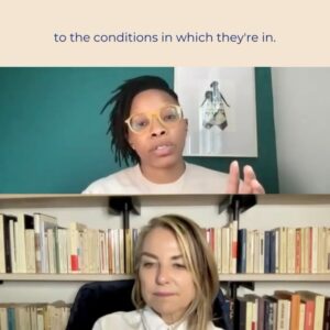 Prentis Hemphill Instagram - More from my conversation with @estherperelofficial on politicized healing and embodiment. 

Repost from @estherperelofficial
•
I love the language I have found in somatic therapy — a form of healing that transcends spoken word and taps into the wisdom of the body, individual and collective. It’s that spark and common fascination that drew me to Prentis’ work. 

@prentishemphill is a therapist, somatics teacher and facilitator, political organizer, writer and the founder of The Embodiment Institute. They are dedicated to unearthing connections between healing, community accountability and our most inspired visions for social transformation. 

In this Session, we started by asking, what is the purpose of therapy at this moment? What are ways that somatics is applied to that therapeutic focus? We explore the ways that power shapes our experiences and social relationships. We discuss collective trauma and how the individual and communal experience is defined by a question of belonging, the delineation of “us and them” during the allocation of resources—and how these political decisions and maneuvers impact the body and collective response. 

If you’re interested in joining our clinical community and diving more deeply into these topics, learn more about Sessions through the link below.