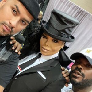 Preston Meneses Instagram - 🖤 @janetjackson @larryjarahsims @joeyharrisinc #janetjackson