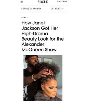 Preston Meneses Instagram - Legendary moments with @janetjackson @vogue @voguebeauty @alexandermcqueen @larryjarahsims