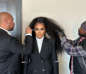 Preston Meneses Instagram - Teamwork makes the dream work @janetjackson 

MUA-Me
Hair- @larryjarahsims